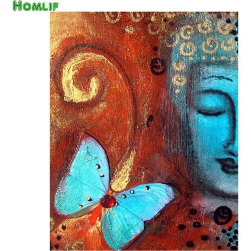 5D DIY Diamond Painting Buddha statue Cross Stitch Needlework Religions pictures of Home Decor painting DIY Diamond Embroidery