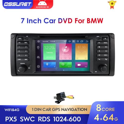 4G+64G Octa Core IPS Android10 Car Multimedia Player For BMW 5 E39 X5 E53 M5 7 E38 GPS Stereo audio Navigation Head Unit SWC DVD