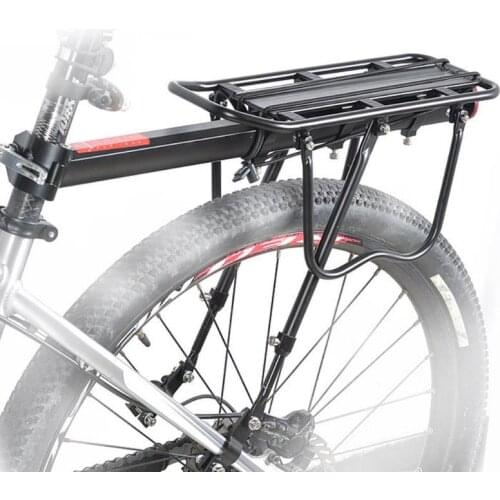 50kg Capacity Bike Racks Cycling Carrier Luggage Cargo Rear Shelf Aluminum Alloy MTB Bike Bags Holder Bicycle Rack