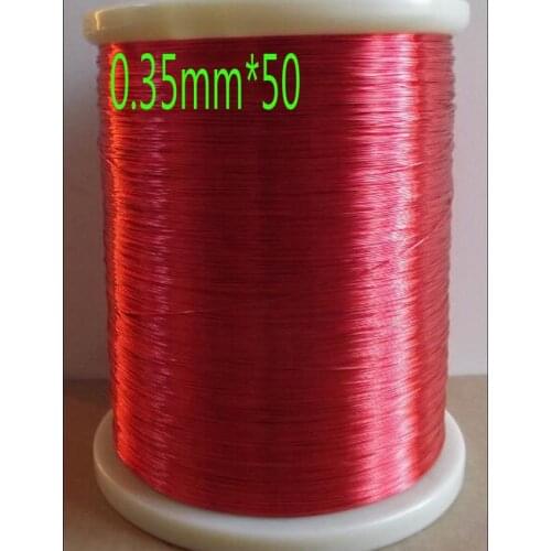Cltgxdd QA-1-155 Red Magnet Wire 0.35mm *50m / pcs Enameled Copper wire Magnetic Coil Winding