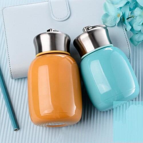 Baby Bottle Thermos Cup Stainless Steel Vacuum Bottle Children Kids Travel Thermal Bottle Baby Insulation Cup Gifts 200ml