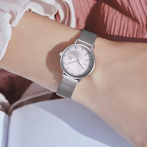 Hot Sale Watches ShengKe Steel Mesh Strap Watch Diamond Ladies Watch