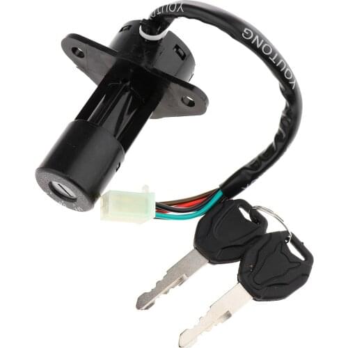 4 Or 6 Wires Motorcycle Scooter Electric Door Switch Lock Kit For Suzuki