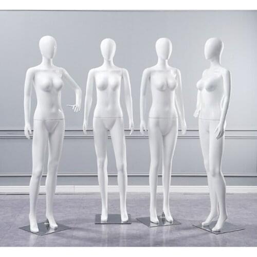 New Style Gloss White Women Mannequin Full Body Model Customized Factory Direct Sell
