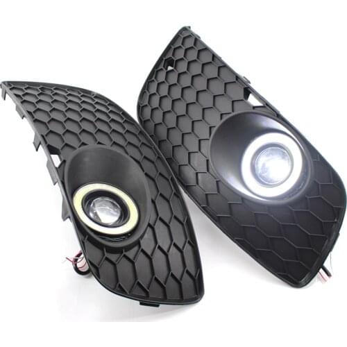 Front Fog Angel Led Light Lamp Bumper Grille Cover Car Goods Replacement For VW Golf Jetta MK5 06 07 08 09