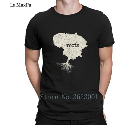 Character Comical T-Shirt Lithuania Vintage Native Roots Men Tshirt 2018 Tee Shirt For Men Branded T Shirt Mens 100% Cotton Gift