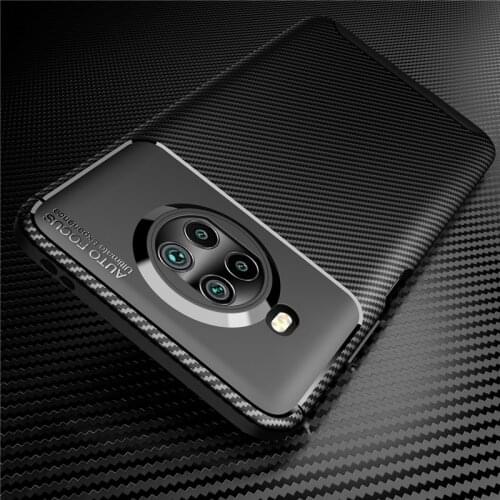 For Xiaomi Mi 10T Lite 5G Case Silicon Carbon Fiber Anti-knock Case For Xiaomi Mi 10T Lite 5G Cover For Xiaomi Mi 10T 10 11 Lite