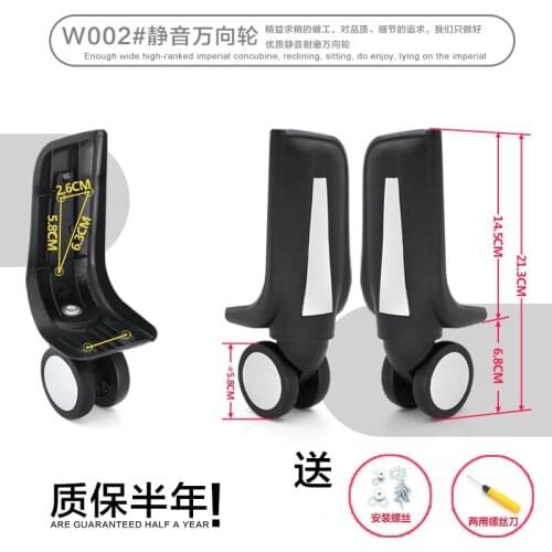 HighQuality Replacement Luggage Wheels Repair Trolley Suitcase Accessories Travel Luggage Wheels Box Suitcases Universal Wheels