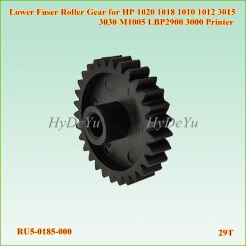 5pcs Fuser Gear 29T FOR HP 1010 10201012 1015 3015 3030 M1005 LBP2900 3000 RU5-0185 RU5-0185-000 Pressure Roller Gear