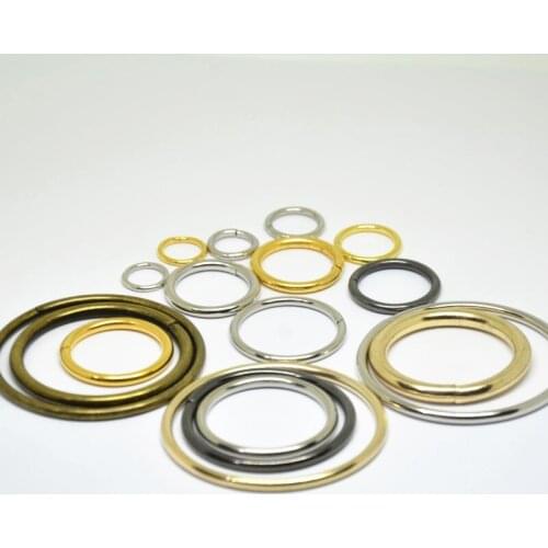 50/70/90mm Non Welded Metal Round O Ring Circle Buckle Garment Accessories Round DIY Needlework Luggage Sewing