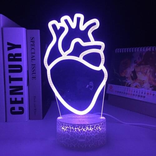 Animation Peripherals 3D Lamp Home Bedroom Table Decoration Night Light for Couple Children Festival Birthday Gifts USB Charging