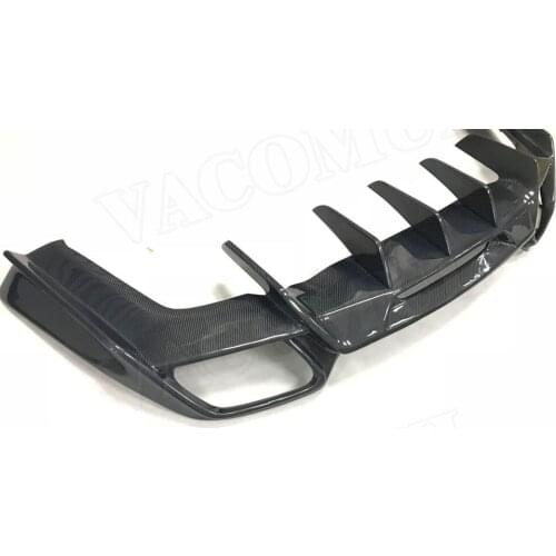 Carbon Fiber Rear Lip Diffuser Spoiler for Mercedes Benz AMG GT AMG GTS AMG GTR Coupe 2-Door Car Styling