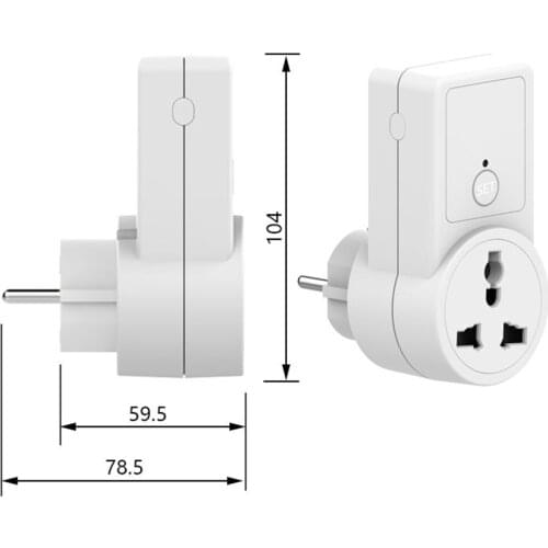 Wireless Remote Control Smart Socket EU Plug Wall 433mhz Electrical Outlet Switch 230v LED Socket