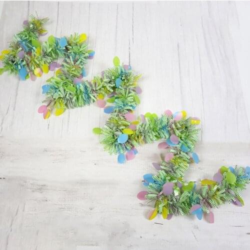 Decor Hanging Lighweight Ornamental PET Holiday Decor Bar Tops for Easter