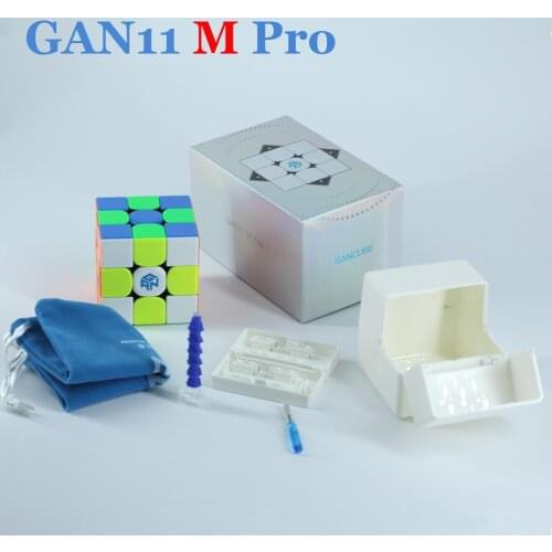 GAN 11 M DUO GAN 11 M Pro Magnetic 3x3x3 Speed cube Professional GAN 3x3 Magic Cube GAN 11 M Pro Puzzle Frosted Stickerless