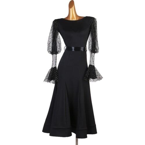 Smooth ballroom dancing dresses ballroom dance dress girl ballroom dress standard ribbon MQ217