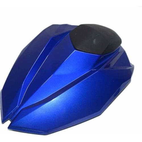 Blue Motorcycle Rear Tail Pillion Passenger Hard Seat Cover Cowl Fairing Seat for Kawasaki Ninja Z800 Z 800 2012-2018
