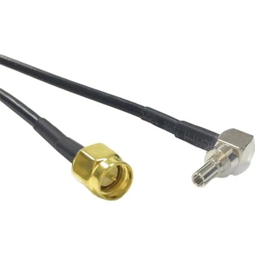 New SMA Male Female RP to CRC9 Pigtail Cable Adapter RG174 20CM for 3G USB Modem NEW Wholesale