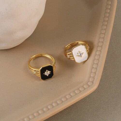 925 Sterling Silver Zircon Simple Design Personalized Ring Gift For Women Minimalist Engagement 2021 Trend Accessories Jewellery