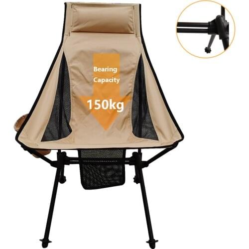 Lightweight Folding Fishing Chair With 7075 Aluminum Alloy Frame And 600D Oxford Cloth For Dining ,Hiking Garden Chair