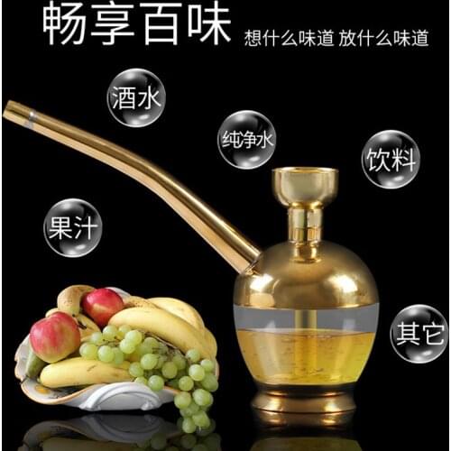 Multifunctional Cigarette Tobacco Water Smoking Pipe Shisha Hookah Cigarette Bottle Holder Pipe Hookah Filter tool