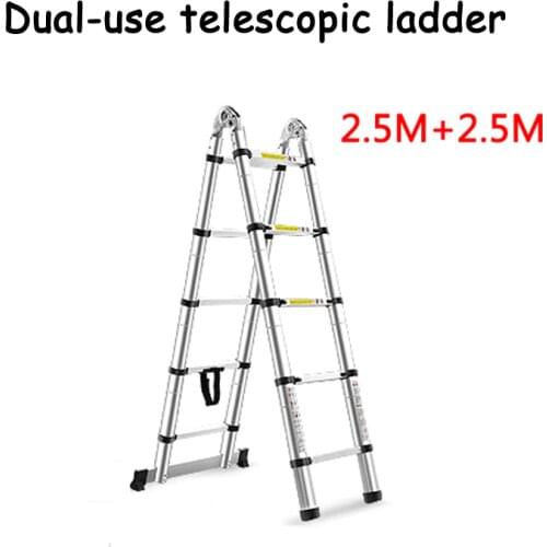 Multifunctional Telescopic Ladder Aluminum Alloy Articulated Extendable For Home Multipurpose Folding Step Ladder Portable