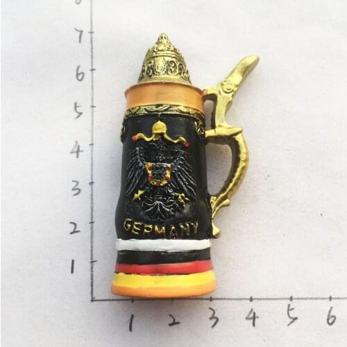 German tourist souvenir geographical sign classical beer mug magnetic stickers