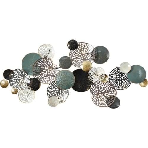 Nordic Metal Wall Deco Home Fashion 3D Living Room Decor TV Sofa Background Office Bookcase Crafts Furnishings Decoration Larger