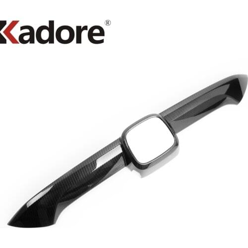 For Honda CRV CR-V 2017 2018 2019 Carbon Fiber Front Grille Grills Logo Frame Decoration Cover Trim Stickers Car Styling 1pc