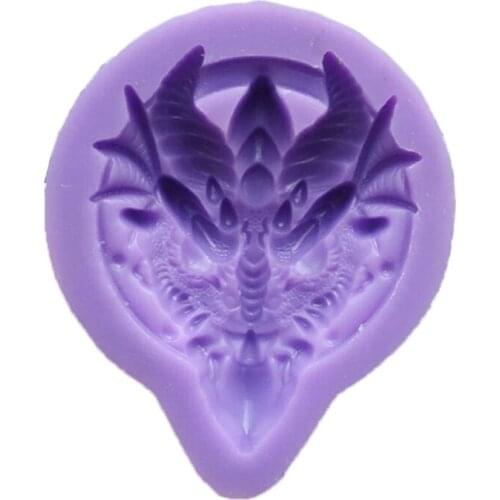 Dragon Head Fondant Silicone Mold Animals Dragon Baking DIY Mouss Mould Fondant Chocolate Pudding Jelly Cake Resin Mold