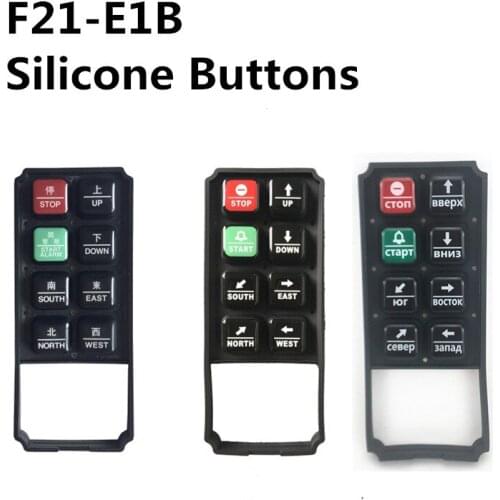 Silicone Buttons UTING Telecrane Industrial Remote Control F21-E1B Accessories Crane Remote Control Repair Replacement Parts