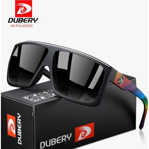 DUBERY Oversized Polarized Sunglasses Men Fashion Sport Style TAC Lens Sun Glasses High Quality Lightweigh Frame Goggles 15XH