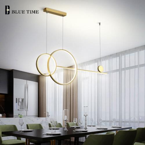 Modern Lustre Led Pendant Light Aluminum Chandelier Pendant Lamp for Dining room Kitchen Hanging Lamp Decoration Ceiling Fixture