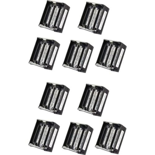 Lot 10pcs R6 Black BT-8 6xAA 6x AA Battery Case for Kenwood TH-28 TH-48 TH-78HT TH28 TH48 TH78HT Radio Walkie Talkie Accessories