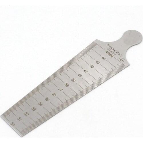 30-45mm Stainless Taper Welding Gauge Gage Test Welding Taper Gauge Taper Ruler Welder Inspection