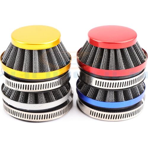 Blue Racing 44mm Air Filter Stack Adapter For 2 Stroke 47cc 49cc Engine Carburetor Mini Moto Pocket Bike Go Kart Kids ATV Dirt