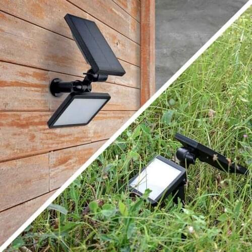 48led Garden Solar Lamp spotlight white wall lamp Waterproof Solar lights outdoor Emergency Led Lawn Lighting Bulb Lampe Solaire