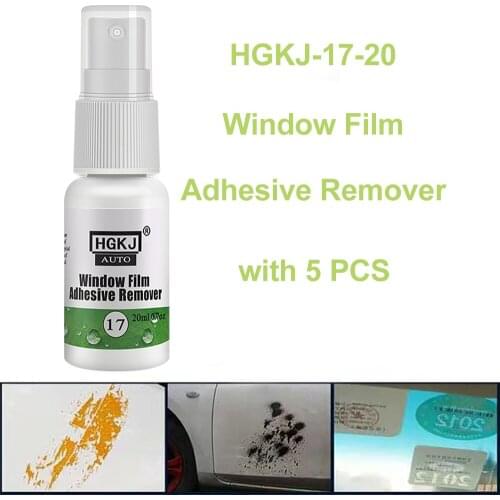 5 PCS of HGKJ-17-20 Car Window Cleaner Glass Repair Fluid Sticker Remover Spray Window Cleaning Coating Film Remover Agent