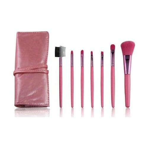 6 colors 7 pcs Makeup Brush Set tools Make-up Toiletry Kit Make Up Brush