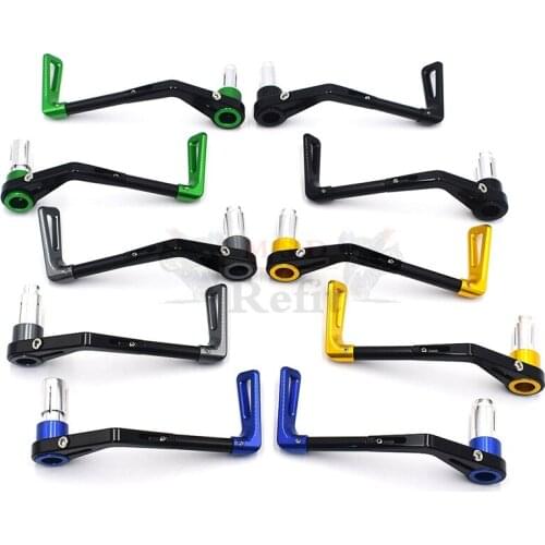 CNC Aluminum Motorcycles Universal 7/8 Inches 22mm Handlebar Protector Brake Clutch Lever Guard Protection