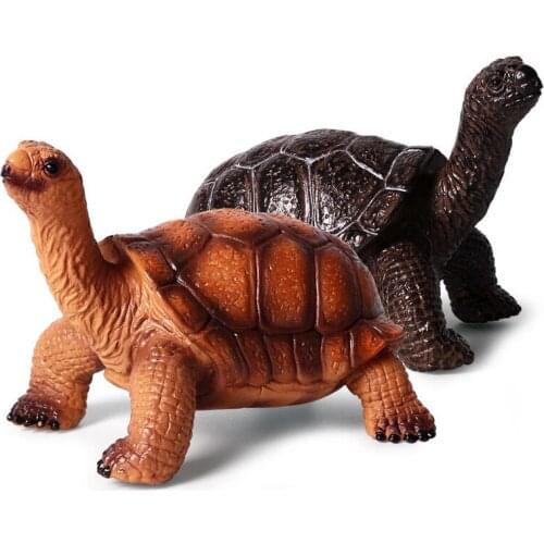 Tortoise Animals Model Action Figure Simulation Wild Animal Action Figures Collection PVC Lovely Toy Kids Gift