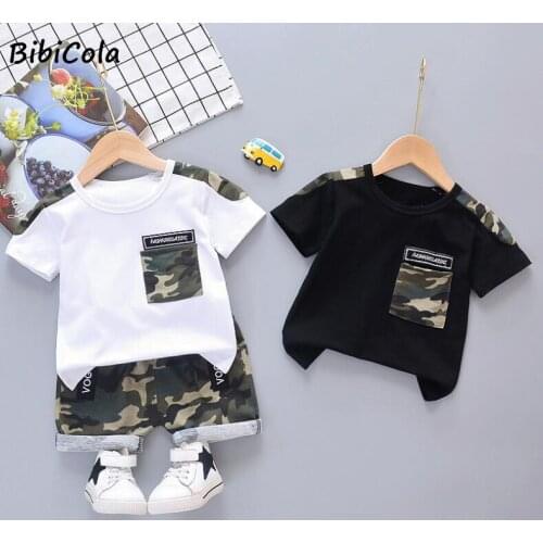 Baby boys clothes sets Summer infnat kids fashion cotton tops+shorts 2pcs Tracksuits for toddler boy casual sport clothing suits
