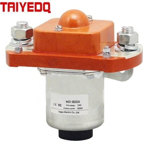 DC contactor MZJ-600A ceramic machine SZJ-600A double coil For battery car electric forklift 12V 24V 36V 48V 60V