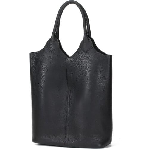 Fashion Simple Shoulder Bags For Women 2020 Designer Handbags Wtih Liner Bag Female Large Capacity Shopping Casual Bucket Totes