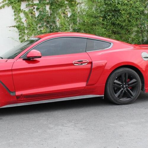 For 15-20 Mustang Anti-scratch Handle Stickers Stainless Steel Outer Door Bowl Exterior Decorative Pieces