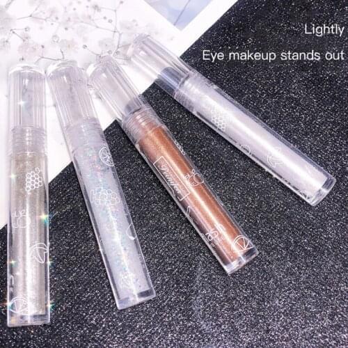 New 4 Colors Liquid Eyeliner Long Lasting Waterproof Makeup Diamond Glitter Shimmer Eye Pencil Makeup Tools TSLM1