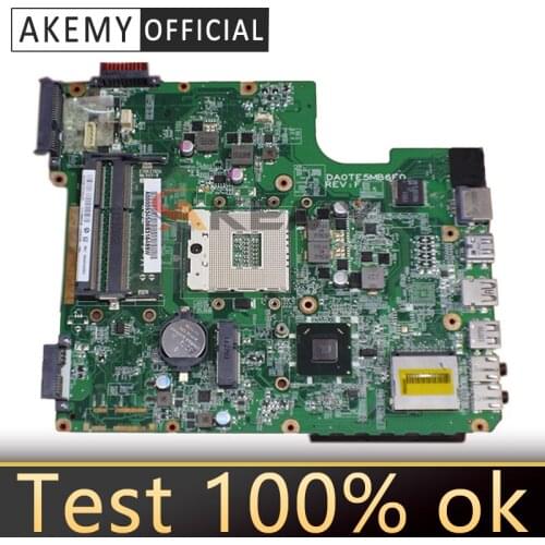 AKEMY orignal A000093070 DA0TE5MB6F0 Main Board For toshiba satellite L745 laptop motherboard 31TE5MB00G0 HM65 DDR3 works