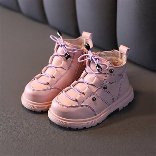 Toddler 2021 Infant Autumn/Winter Baby Boots Infant toddler Shoes Fashion Soft PU Leather Non-slip Child Baby Boys Girls Boots