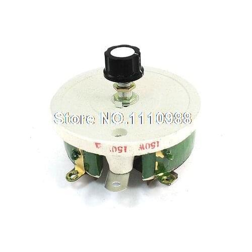 Wirewound Linear Rotary Resistor 150W 150 Ohm Ceramic Disk Rheostat