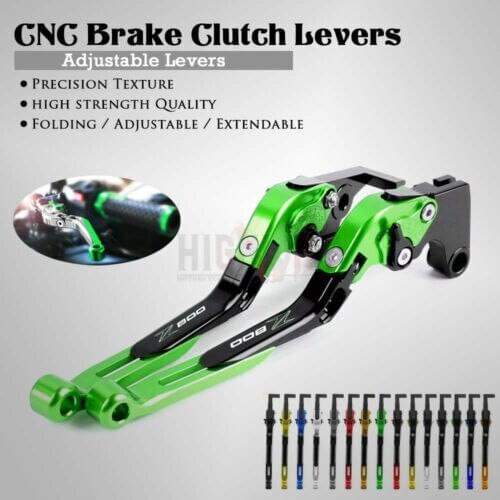 CNC Brake Handle Bar Lever Extendable Folding Adjustable Brake Clutch Levers For KAWASAKI Z800 Z 800 Z800E Version 2013-2016